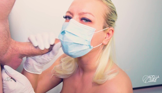 Похотливая жена удовлетворяет мужа во время карантина