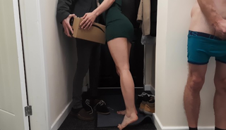 Жена с любовником, муж наблюдает и дрочит: жесткий секс втроем