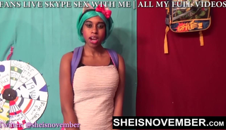 Чернокожая красотка с огромной грудью самоудовлетворяется перед веб-камерой