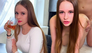 Шаловливая сестрёнка отдала киску за огромный член