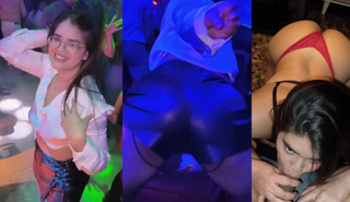 'Развратная шлюха трахается с незнакомцем после горячих танцев'